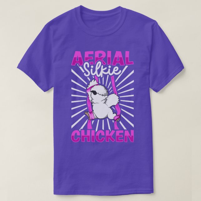 Aerial Silke Aerial Silkie Chicken T Shirt (Design framsida)