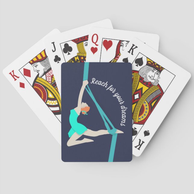 Aerial Silke Casinokort (Baksidan)