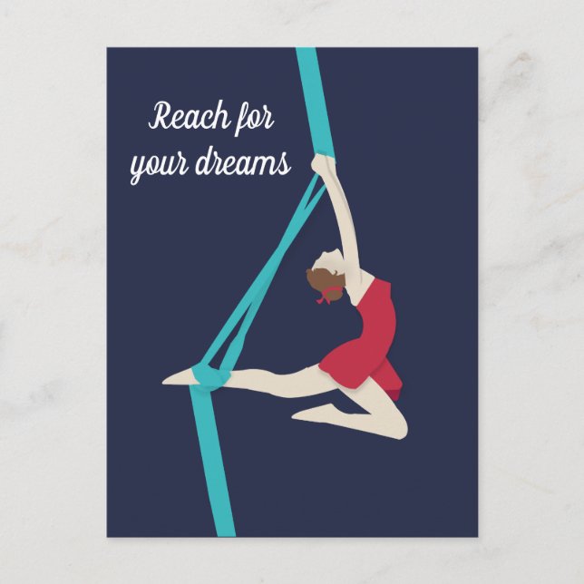 Aerial Silke - Crimson Vykort (Framsida)