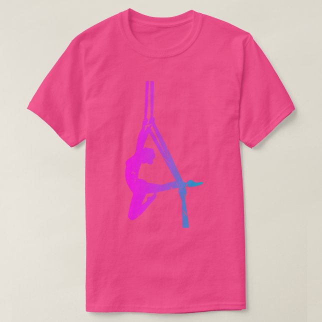Aerial Silke Dancer på Lämnat bröstkonstnär T Shirt (Design framsida)