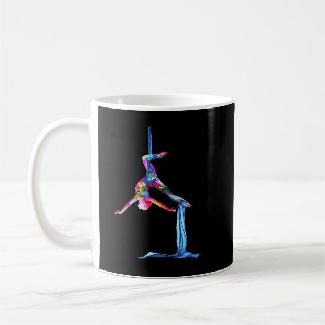 Aerial silke yoga kaffemugg (Vänster)
