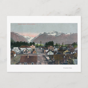 Aerial Summer View of the CityValdez, AK Vykort
