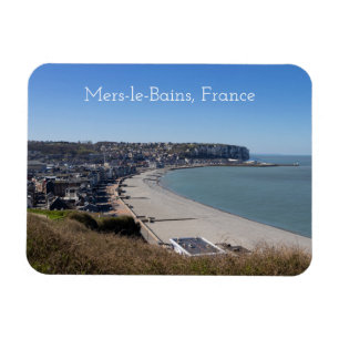 Aerial View, Mers-le-Bains, Frankrike Magnet