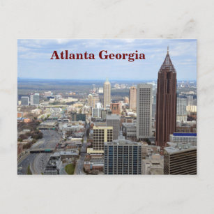 Aerial View of Atlanta, Georgien Vykort