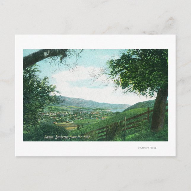 Aerial View of City från Backe Vykort (Framsida)