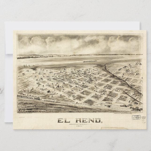 Aerial View of El Reno, Oklahoma (1891) (Framsida)