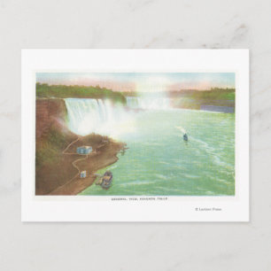 Aerial View of Entire Niagara Falls Vykort