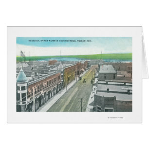 Aerial View of State Street and Snake River Hälsningskort