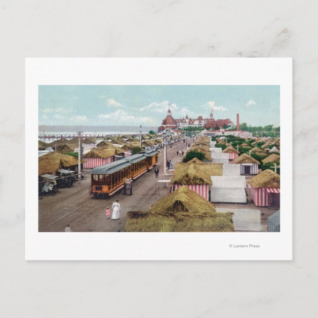 Aerial View of Tält CityCoronado Beach, CA Vykort (Framsida)