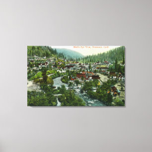 Aerial View of the CityDunsmuir, CA Canvastryck