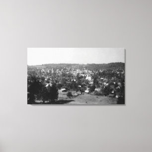 Aerial View of the CityGrass Valley, CA Canvastryck