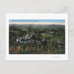 Aerial View of the CityPlacerville, CA Vykort