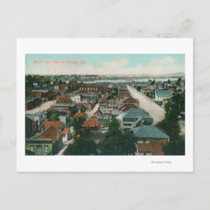 Aerial View of the CityVallejo, CA Vykort