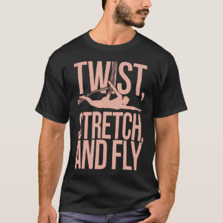 Aerial Yoga Övning Zen Aerial Yoga Instruktör T Shirt