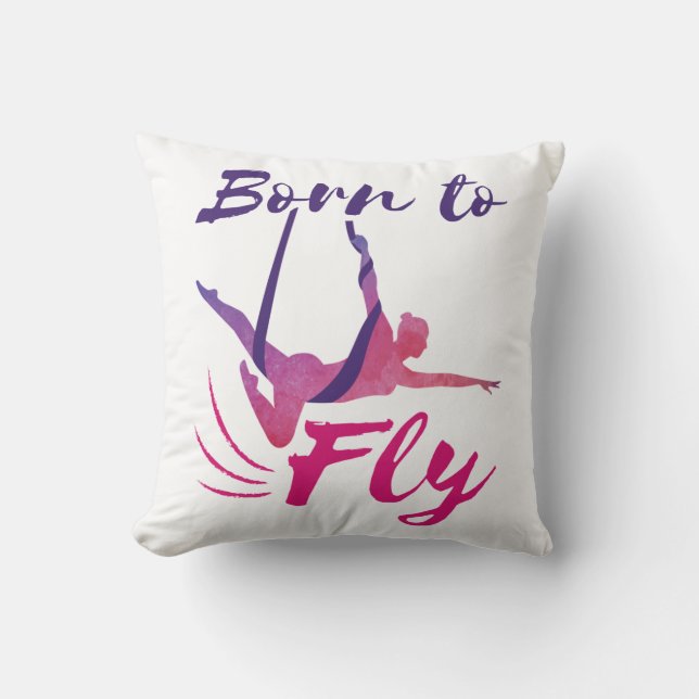 Aerial Yoga Silke Born till Fly Kudde (Framsida)