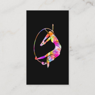 Aerialist Artist Circus Ring Aerial Yoga Aerialist Visitkort