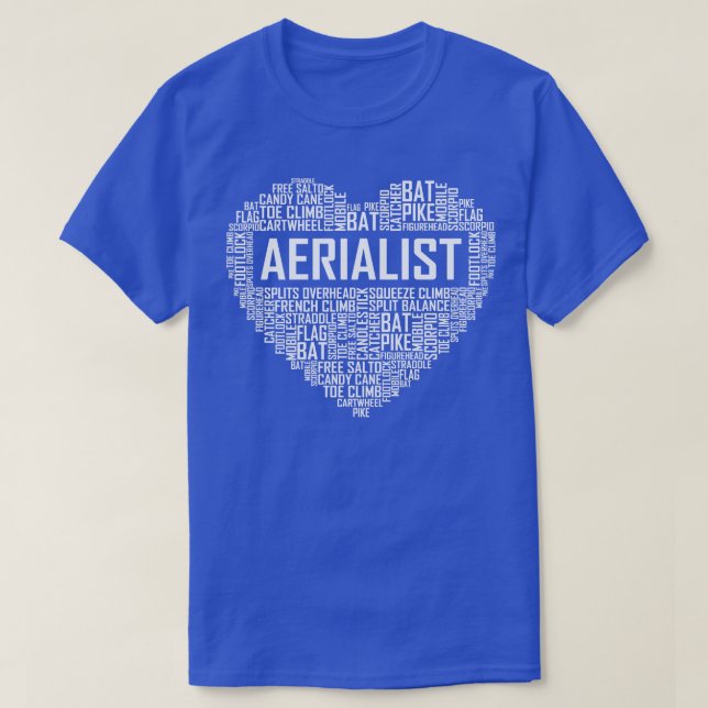 Aerialist Heart T Shirt (Design framsida)