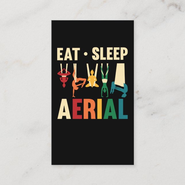 Aerialist Women Aerial Yoga Silke Visitkort (Framsida)