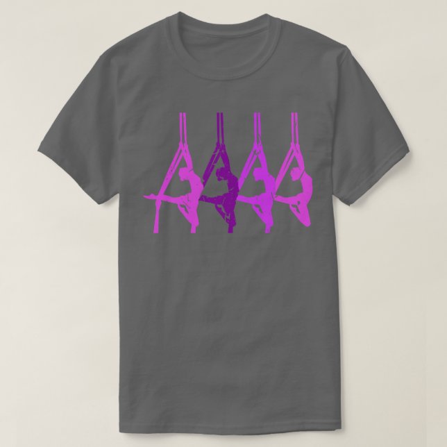 Aerialistisk Silke Dancer, Aerial Gymnastic Aerial T Shirt (Design framsida)