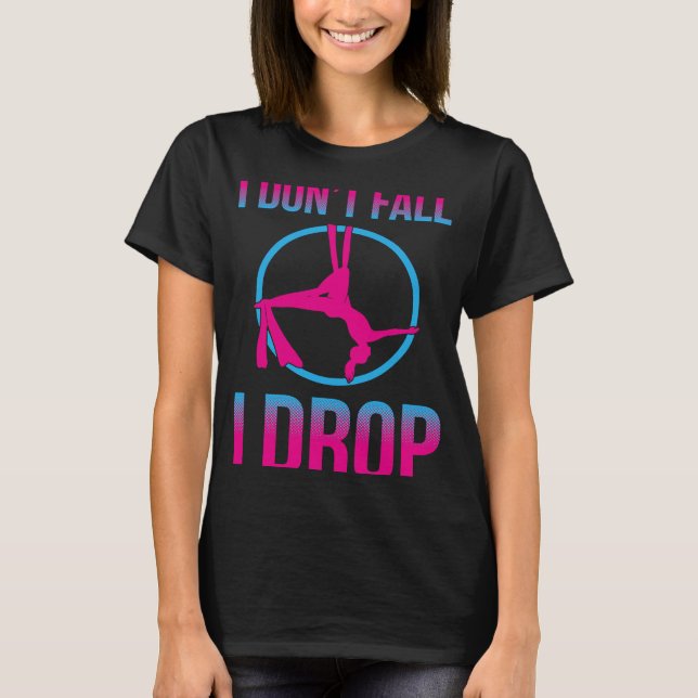 Aerialistisk Silke för flygDancer Silke Luft T Shirt (Framsida)