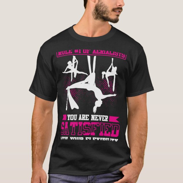 Aerialistisk Silke för flygDancer Silke Luft T Shirt (Framsida)