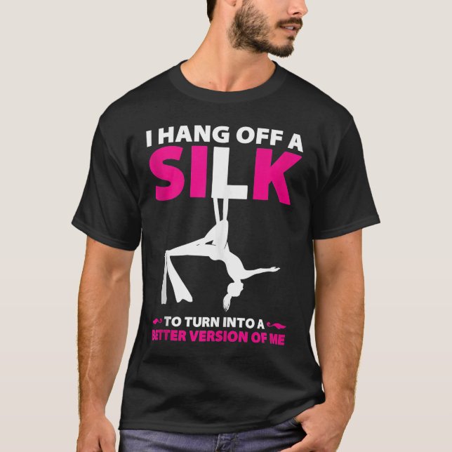 Aerialistisk Silke för flygDancer Silke Luft T Shirt (Framsida)