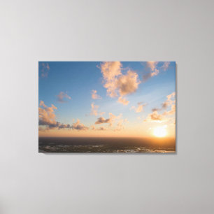Aerialt Sunrise Natature Foto Coastal Ligcape Canvastryck