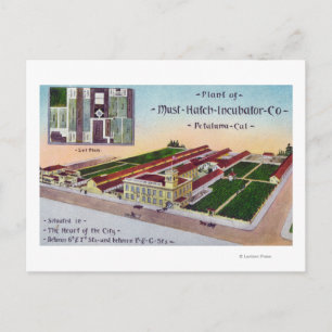Aerialvy över must-Hatch Incubator Co Bldg Vykort