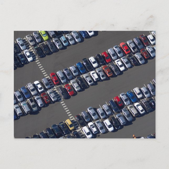 Aerier över Parking Lot Vykort (Framsida)