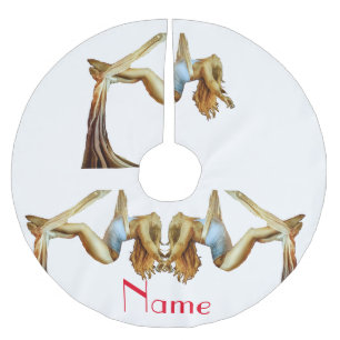 Aeriets yoga fitness Thunder_Cove Julgransmatta Borstad Polyester