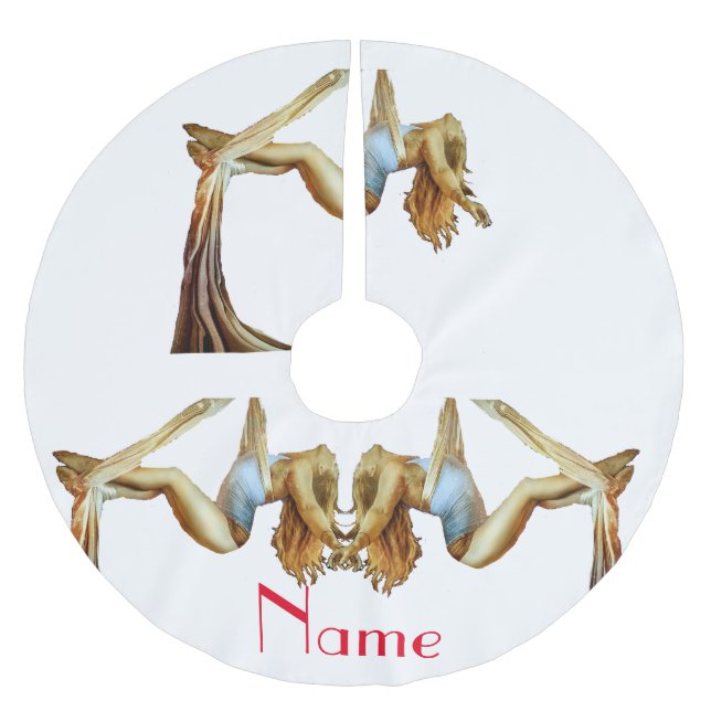 Aeriets yoga fitness Thunder_Cove Julgransmatta Borstad Polyester (Framsidan)