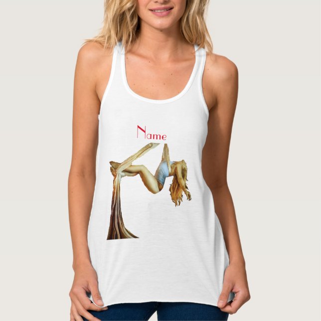 Aeriets yoga fitness Thunder_Cove Linne Med Racerback (Framsida)