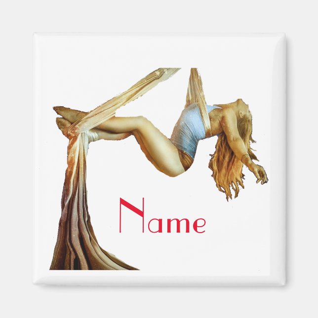 Aeriets yoga fitness Thunder_Cove Magnet (Framsidan)