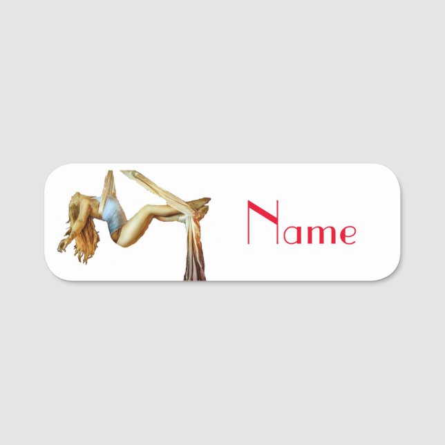 Aeriets yoga fitness Thunder_Cove Namnbricka (Framsida)