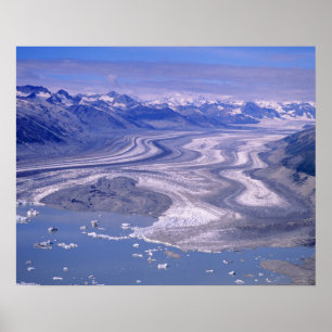 Aerivy Lowell Glacier, Kluane National Poster