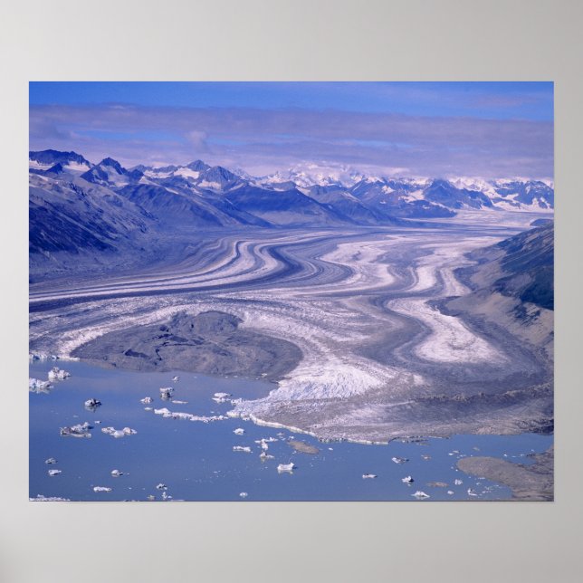 Aerivy Lowell Glacier, Kluane National Poster (Framsidan)