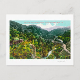 Aerivy över Canyon, Södra Stillahavstrafiken Vykort