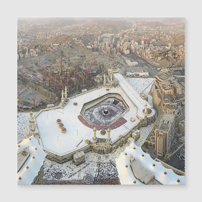 Aerivy över Kaaba, Masjid al-Haram & Mecca (Framsida)