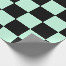 Aero Blue och Black Checkated Mönster