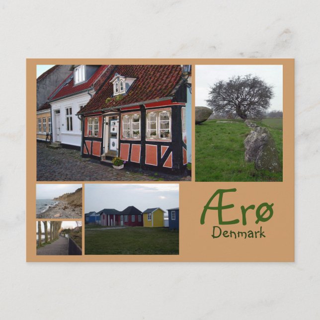 AErø Collage Vykort (Framsida)