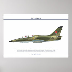 Aero L-39 Slovakien Poster