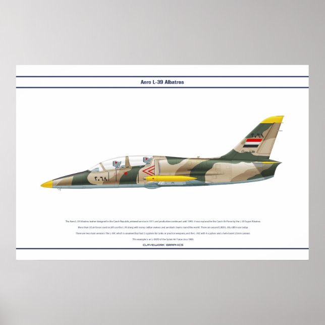 Aero L-39 Syrien Poster (Framsidan)