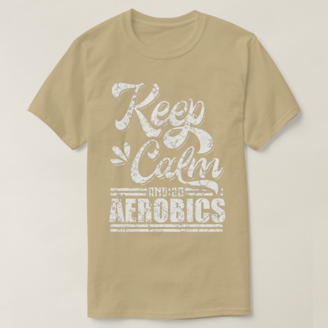 Aerob Fitness Sports Aerobics 6 T Shirt (Design framsida)