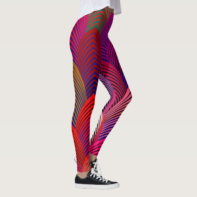 Aerob träningstid leggings (Höger)