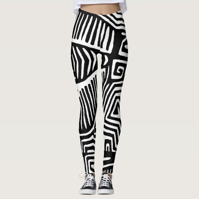 Aerob träningstid leggings (Framsida)