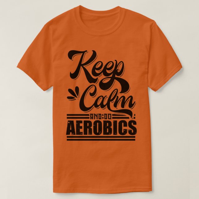 aerobics 36 t shirt (Design framsida)