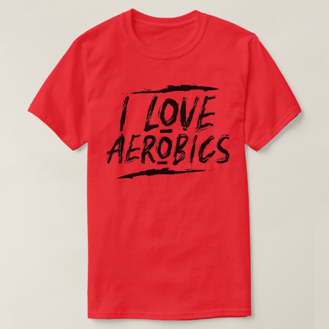 aerobics 38 t shirt (Design framsida)