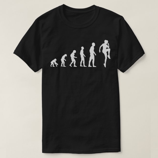 Aerobics Evolution Funny Gymnastics Gift T Shirt (Design framsida)