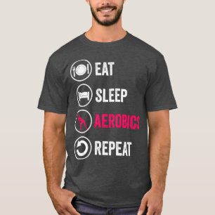 Aerobics Fitness Training Gift T Shirt