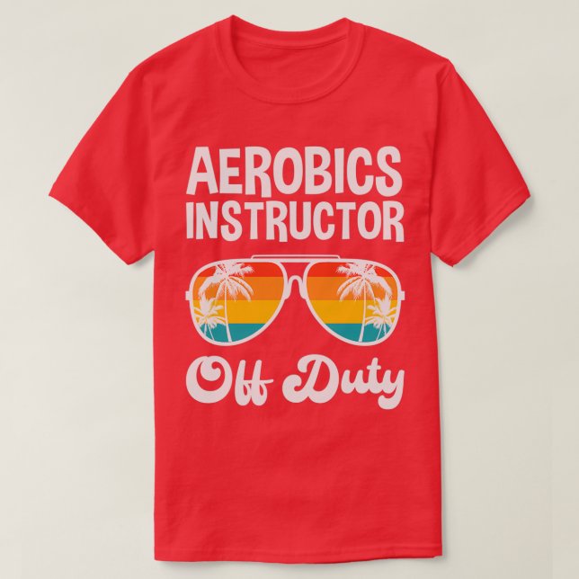 Aerobics Instructions of Duty Summer Vacation Shir T Shirt (Design framsida)